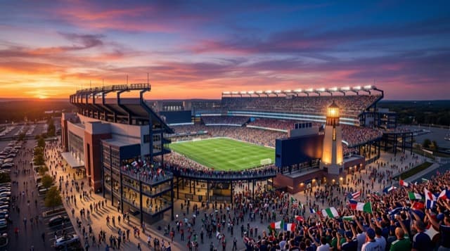 Gillette Stadium FIFA 2026 World Cup venue in Foxborough, MA